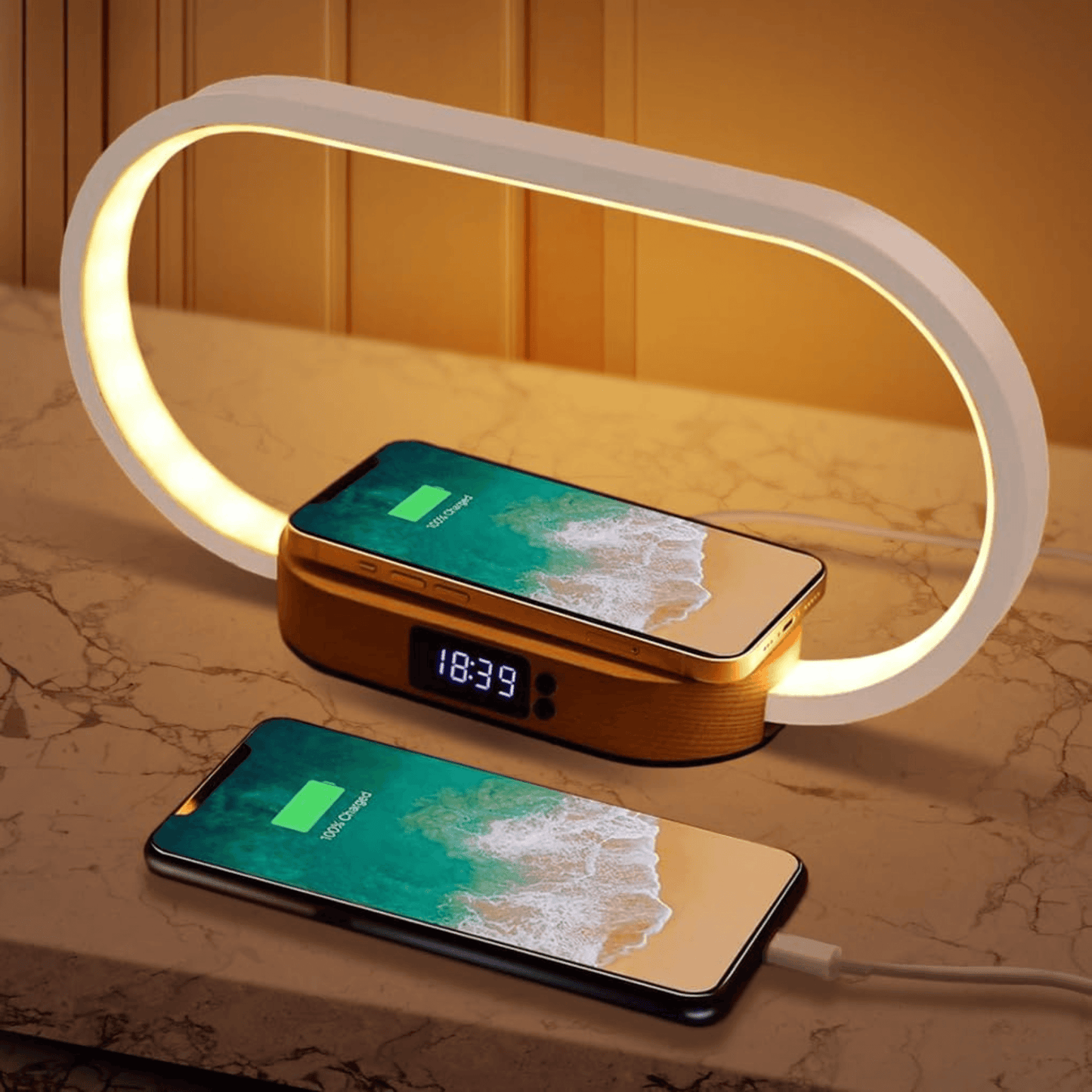 Glow Nook™ Wireless Charging Lamp